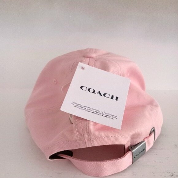 COACH Pink Adjustable Hat NWT - Picture 2 of 5